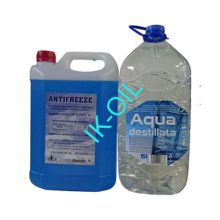 Happy Car Antifreeze G11, 5l + Destilovaná voda, 5l